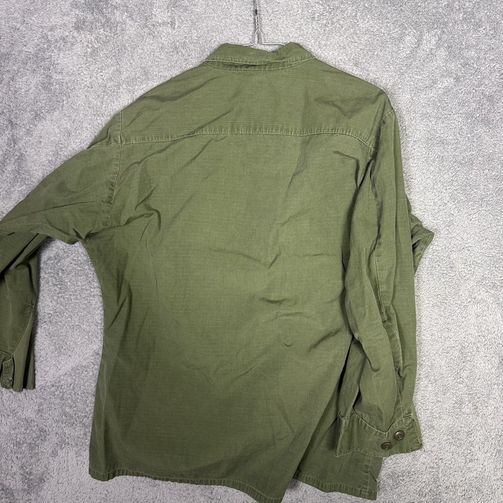 Coat Man's Cotton Wind Resistant Rip Stop Poplin OG 107 M Reg USGI 1968 Vietnam - Picture 10 of 12